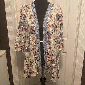 Maurices Women’s Kimono Cardigan sz L NWOT